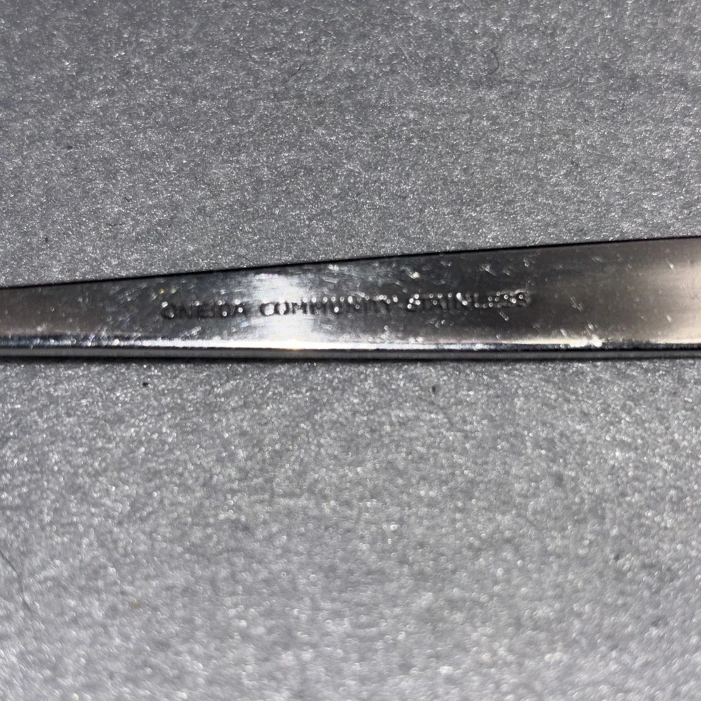 Oneida Community Flight Burnished Handle Stainless Steel Cake &‎ Pie Server EUC